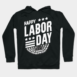 Happy Labor Day Orange Cat Hoodie